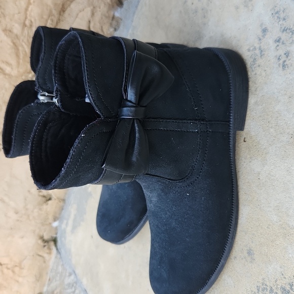 UGG Joanie Bow Boot Black Size 5 - Picture 6 of 12